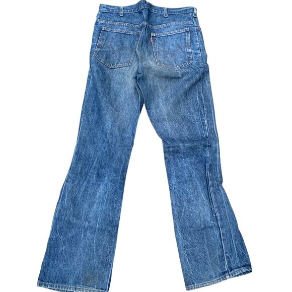 Vintage 1971 Levi's Orange Tab Talon 42 Zipper Blue - Picture 7 of 16